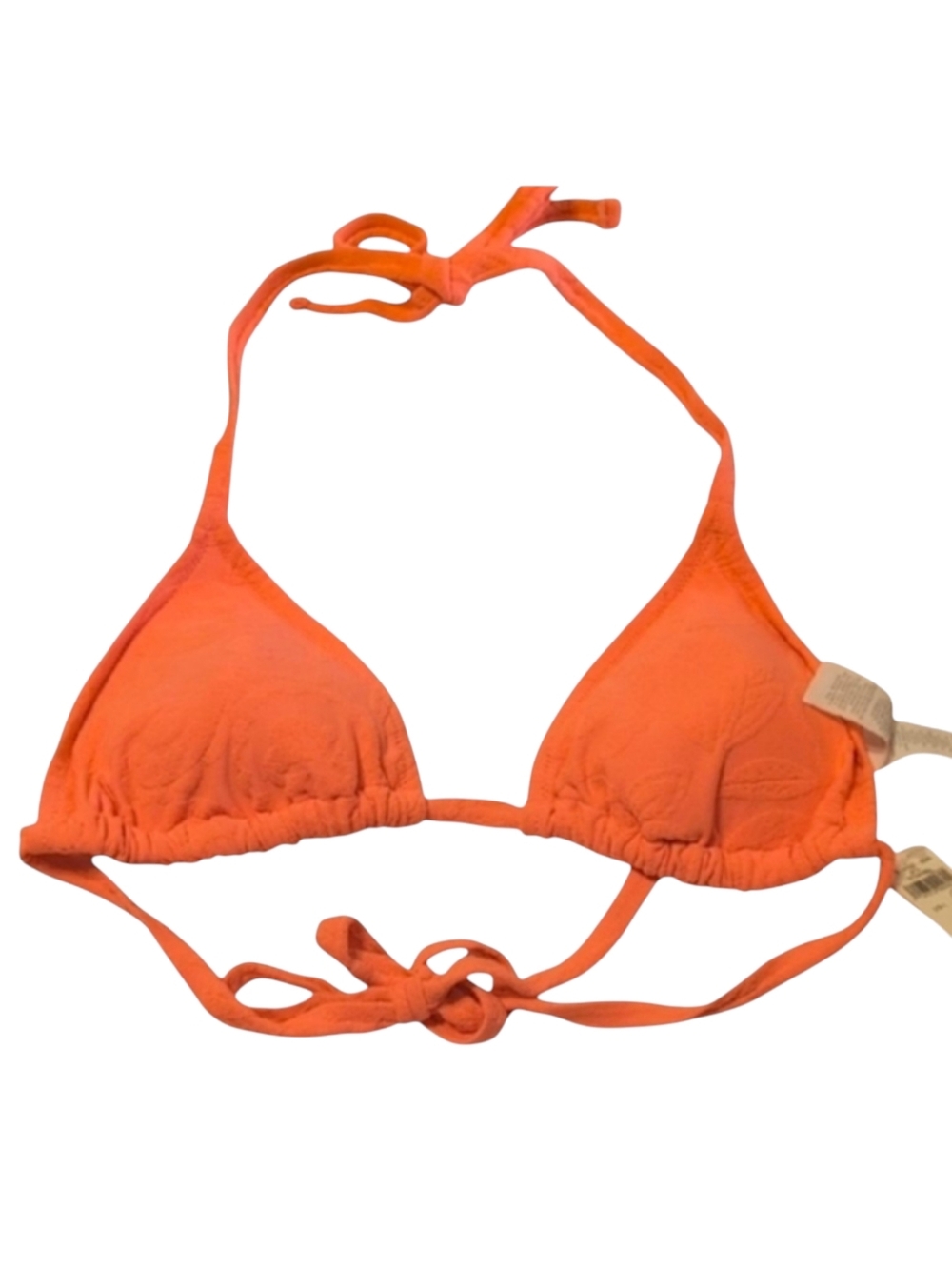 Aerie Triangle Bikini Swim Orange Top Size Large